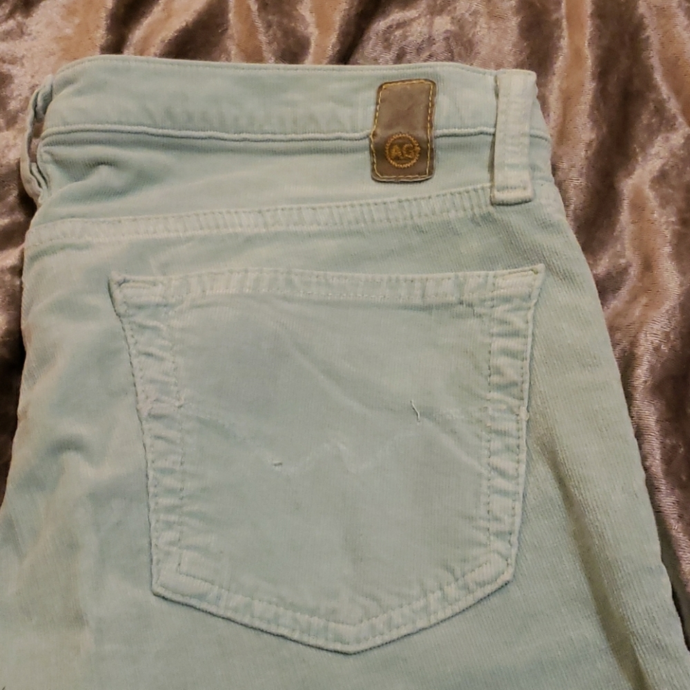 AG mint colored cords